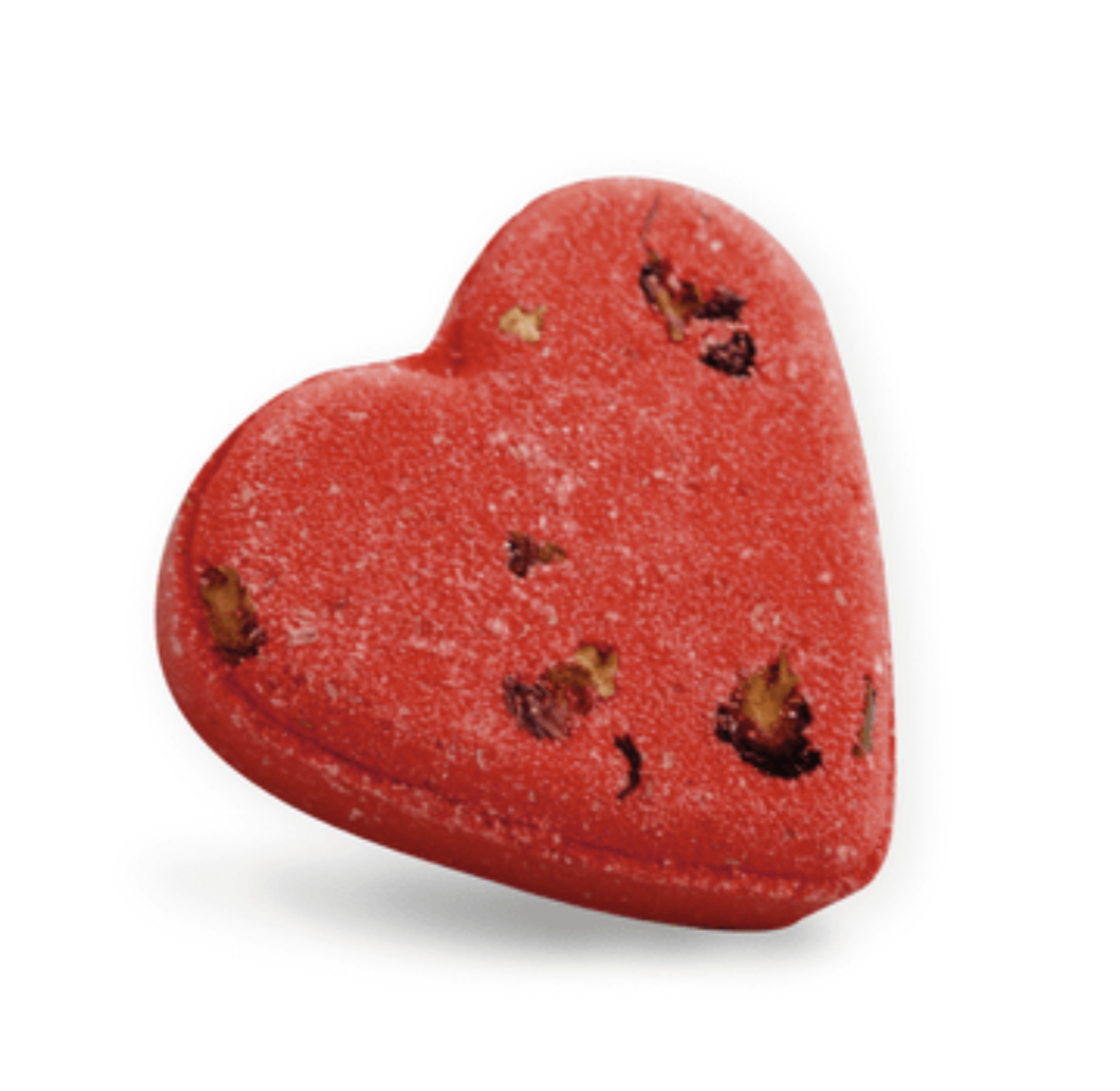 Red Rose Petals Heart Shaped